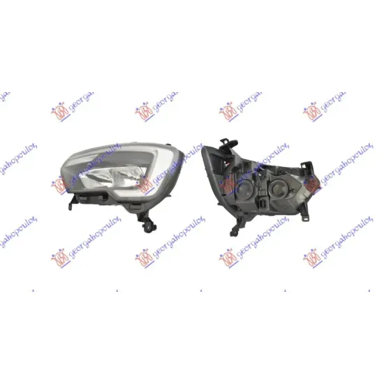 HEAD LAMP ELECTRICAL W/LED DRL (E) (DEPO)