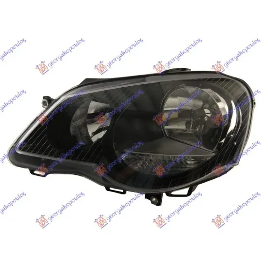 HEAD LAMP BLACK GTI (E) (TYC)