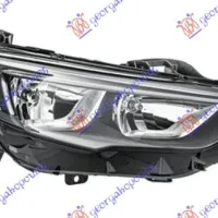 HEAD LAMP ELECTRICAL BLACK (H7/H7) W/LED DRL (HELLA)