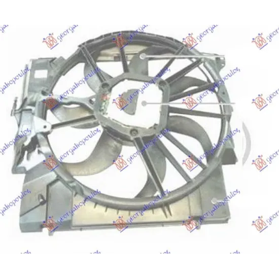 ANSAMBLU VENTILATOR RĂCIRE 3.0 BENZINĂ - 2.0 DIESEL (500mm) (600W)