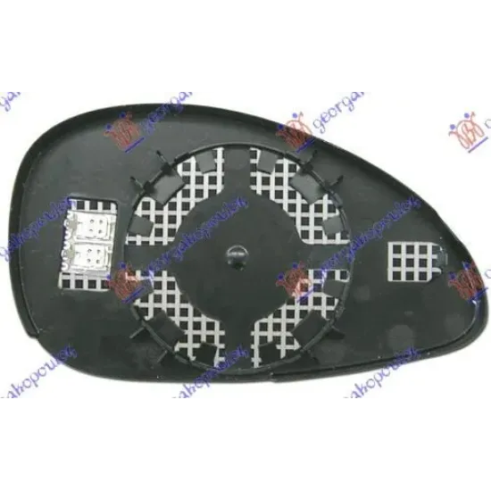 DOOR MIRROR GLASS BLUE HEATED (ASPHERICAL GLASS)