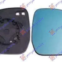 DOOR MIRROR GLASS HEATED (WITH BLIS) (CONVEX GLASS)