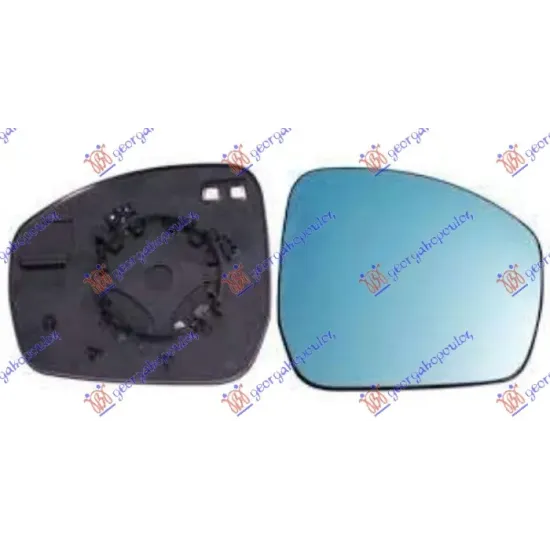 DOOR MIRROR GLASS HEATED (WITH BLIS) (CONVEX GLASS)