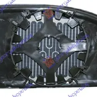 DOOR MIRROR GLASS HEATED (ROUND BASE) FIXATION) (CONVEX GLASS)