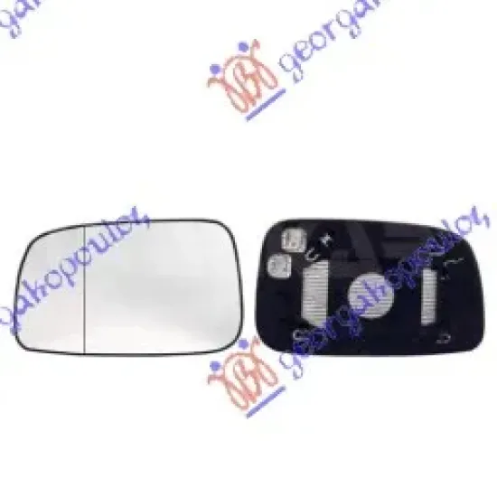 DOOR MIRROR GLASS HEATED