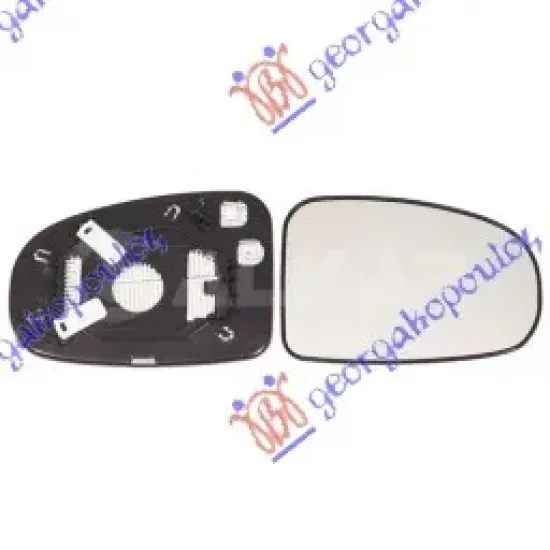 DOOR MIRROR GLASS HEATED