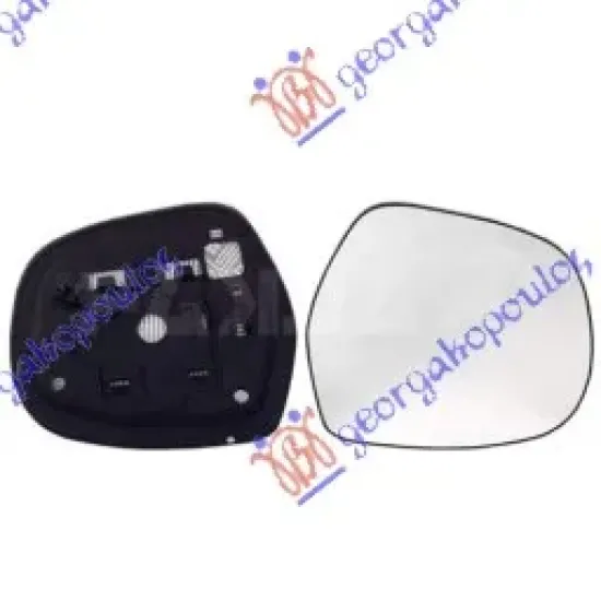 DOOR MIRROR GLASS HEATED