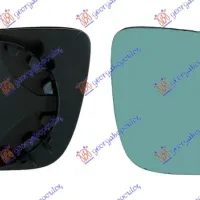 DOOR MIRROR GLASS BLUE HEATED -2000 (CONVEX GLASS)