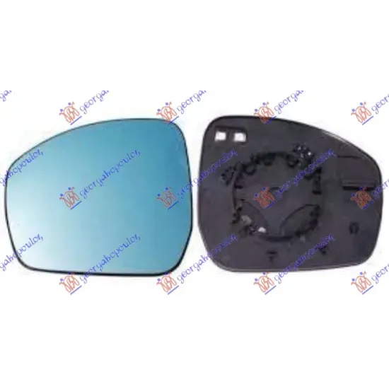 DOOR MIRROR GLASS HEATED (WITH BLIS) (CONVEX GLASS)