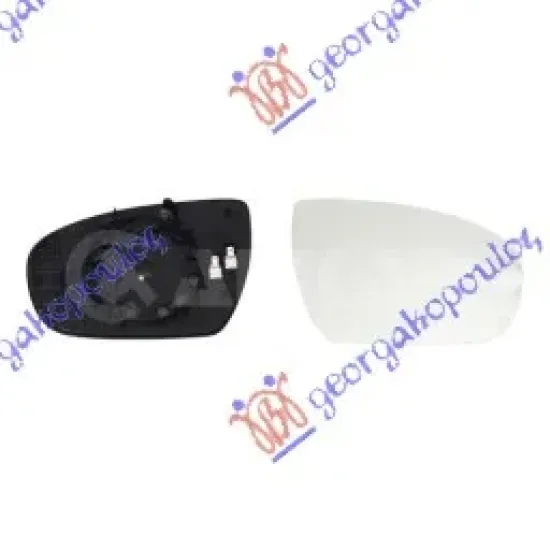 DOOR MIRROR GLASS HEATED