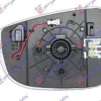 DOOR MIRROR GLASS HEATED (WITH BLIS) (CONVEX GLASS)