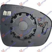 DOOR MIRROR GLASS HEATED (WITH BLIS) (ASPHERICAL GLASS)