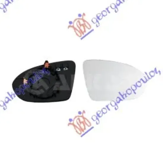 DOOR MIRROR GLASS HEATED (CONVEX GLASS)