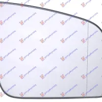 DOOR MIRROR GLASS HEATED -2009 (ASPHERICAL GLASS)