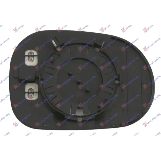 DOOR MIRROR GLASS HEATED -2002 (FLAT GLASS)