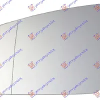 DOOR MIRROR GLASS HEATED (ASPHERICAL GLASS)