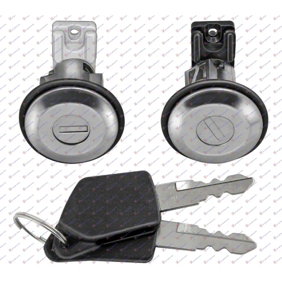 FRONT DOOR LOCK CYLINDER (SET 2PCS) (WITH KEY)