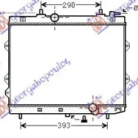 RADIATOR 1,6 CRDi +/-AC (37x51x26)