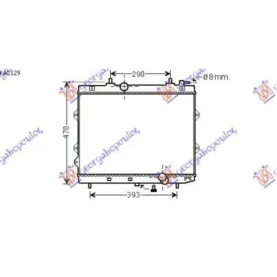 RADIATOR 1,6 CRDi +/-AC (37x51x26)