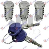 CYLINDER LOCK (SET 3PCS) SIMPLE WITH KEY