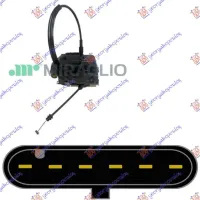 FRONT DOOR LOCK CENTRAL LOCK BLACK (6pins)