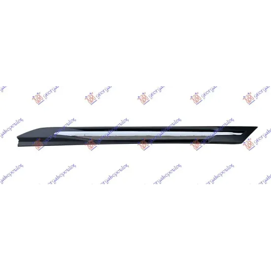 ORNAMENT - BANDOU ARIPĂ FAȚĂ SUPERIOARĂ NEAGRĂ CU CADRU CROMATĂ