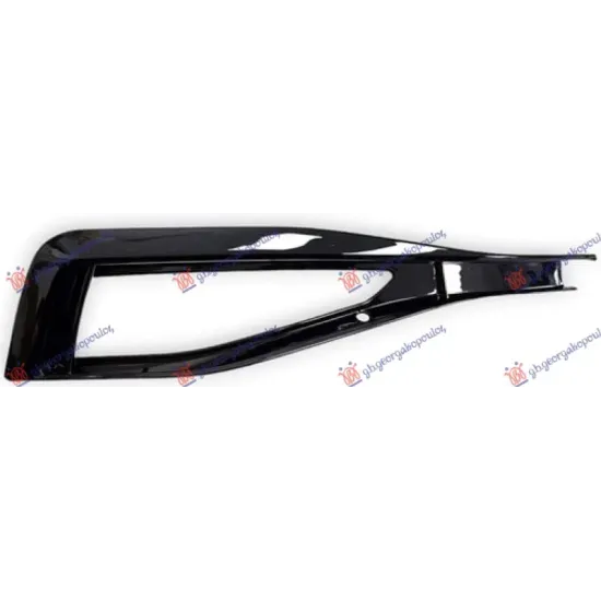 FRONT BUMPER GRILLE (GLOSSY BLACK) (WITH FOG LAMP HOLE)
