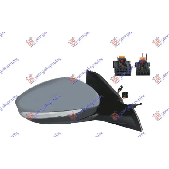 DOOR MIRROR CABLE PRIMED (WITH SIDE LAMP WY5W & SENSOR) (10H2P + 4H2P) (A QUALITY) (CONVEX GLASS) DOOR MIRROR CABLE PRIMED (WITH SIDE LAMP WY5W & SENSOR) (10H2P + 4H2P) (A QUALITY) (CONVEX GLASS)