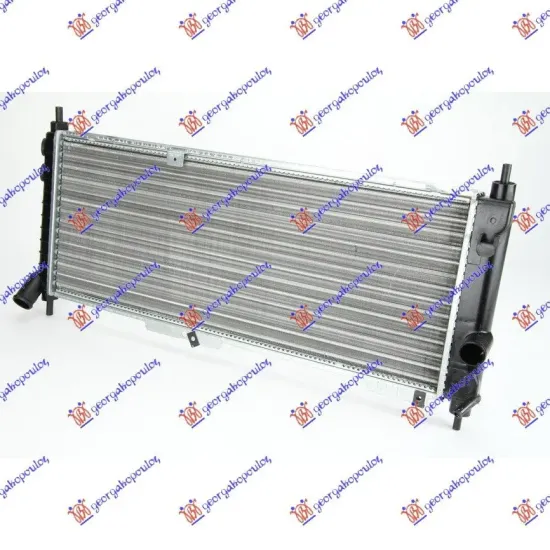 RADIATOR 1.2-1.4 +A/C (68x27.5) (DIAGONAL) (MAHLE BEHR PREMIUM LINE)