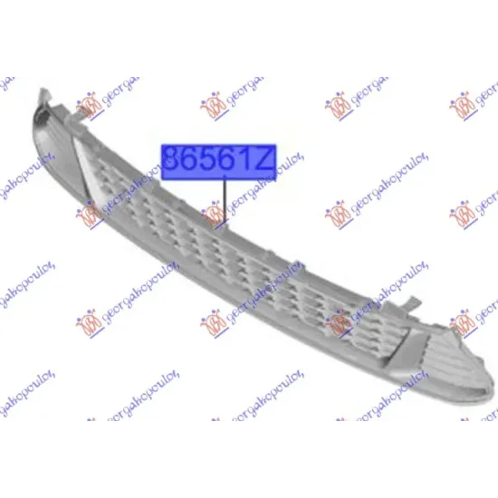 FRONT BUMPER GRILLE MIDDRLE GT (O)