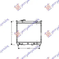 RADIATOR 1.6 PETROL AUTOMATIC (425x490)