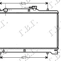 RADIATOR 1.8 PETROL (350x600)