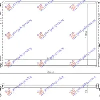 RADIATOR 1.6 PETROL/HYBRID (610x410x16)