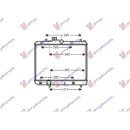 RADIATOR MECHANICAL (375x500x16)