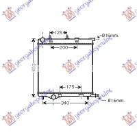 RADIATOR 1.4-1.6 PETROL MANUAL/AUTOMATIC (380x400)