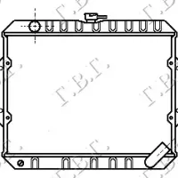 RADIATOR 1.6-2.0 PETROL +/- A/C (400x600)