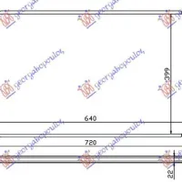 RADIATOR 1.6-1.8 PETROL MANUAL + A/C (640x400)