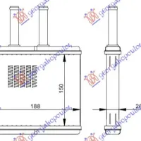 HEATER RADIATOR (150x188)