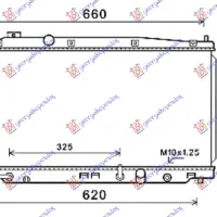 RADIATOR 1.3 i HYBRID AUTOMATIC (35x68x16) (KOYO)