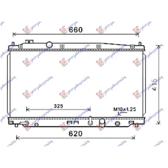 RADIATOR 1.3 i HYBRID AUTOMATIC (35x68x16) (KOYO)