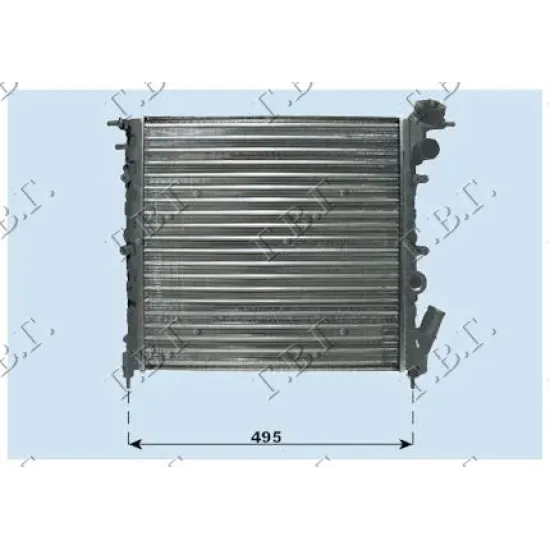 RADIATOR 1.4 PETROL (430x378) RADIATOR 1.4 PETROL (430x378)