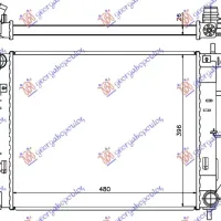 RADIATOR 1.4-1.6 CRDi (480x390x26)
