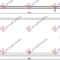 RADIATOR 2.0 DIESEL TDI-TDCI +/- A/C (770x400)