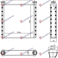 HEATER RADIATOR (154x169)