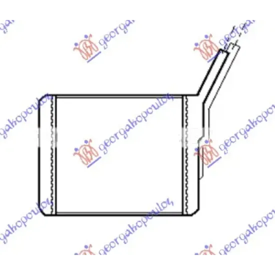 HEATER RADIATOR (160x164x45)