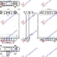 ADDITIONAL RADIATOR 3.0-S6 4.0 TFSI PETROL-3.0 DIESEL (MANUAL/AUTOMATICMATIC) (195x190)