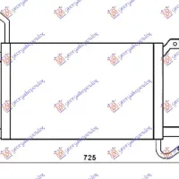 ADDITIONAL RADIATOR 4.2 SUPERCHARGED PETROL (550x365x32)