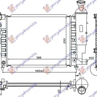 RADIATOR 1.0-1.1-1.4 PETROL (390x320)