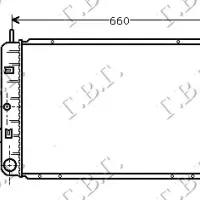 RADIATOR 1.6-1.8 PETROL (600x370)