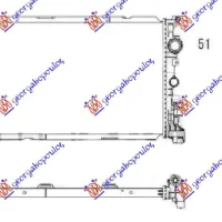 RADIATOR 6.2 AMG PETROL MANUAL/AUTOMATIC (640x430)